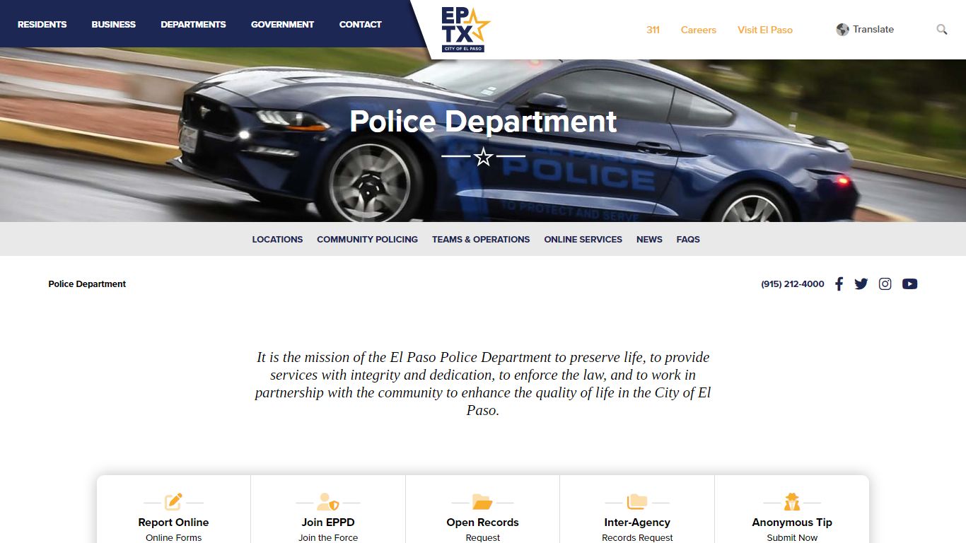 El Paso Police Department